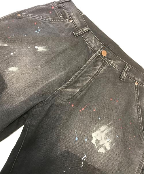mnml（ミニマル）mnml (ミニマル) 加工デニムパンツ ブラック サイズ:32の古着・服飾アイテム