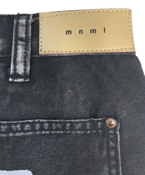 mnml（ミニマル）mnml (ミニマル) 加工デニムパンツ ブラック サイズ:32の古着・服飾アイテム