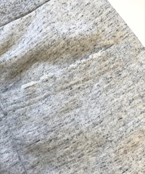 ZAC VARGAS（ザックヴァルガス）ZAC VARGAS (ザックヴァルガス) ダメージ加工スウェットパンツ グレー サイズ:Sの古着・服飾アイテム