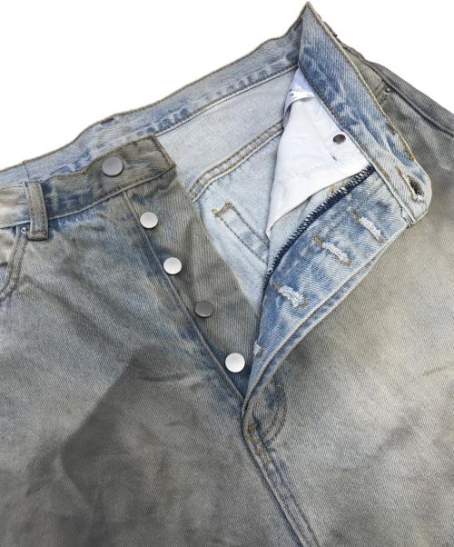 mnml（ミニマル）mnml (ミニマル) ダメージ加工デニムパンツ インディゴ サイズ:30の古着・服飾アイテム