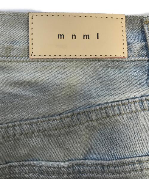 mnml（ミニマル）mnml (ミニマル) ダメージ加工デニムパンツ インディゴ サイズ:30の古着・服飾アイテム