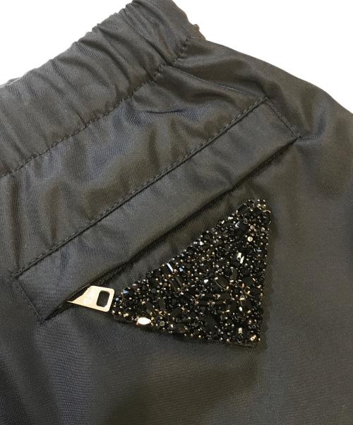 PRADA（プラダ）PRADA (プラダ) ジョガーナイロンパンツ ブラック サイズ:36の古着・服飾アイテム