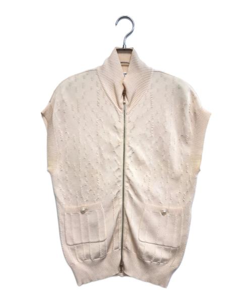CHANEL（シャネル）CHANEL (シャネル) ココマークニットベスト ピンク サイズ:34の古着・服飾アイテム