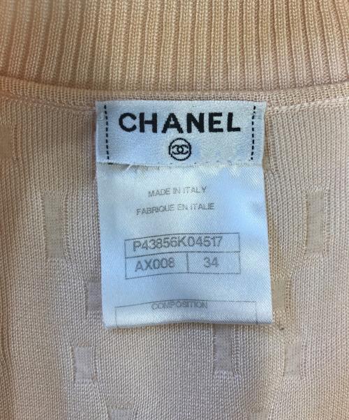 CHANEL（シャネル）CHANEL (シャネル) ココマークニットベスト ピンク サイズ:34の古着・服飾アイテム
