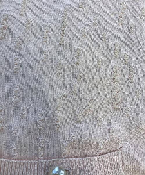 CHANEL（シャネル）CHANEL (シャネル) ココマークニットベスト ピンク サイズ:34の古着・服飾アイテム