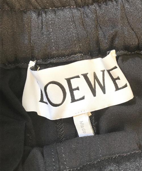 LOEWE（ロエベ）LOEWE (ロエベ) Cropped trousers in wool ブラック サイズ:XSの古着・服飾アイテム