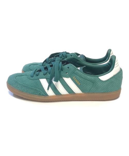 adidas（アディダス）adidas (アディダス) SANBA OG カレッジグリーン/コアホワイト/ガム サイズ:US8.5/UK8/FR42/JP265/CHN260の古着・服飾アイテム