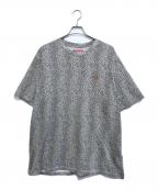 SUPREMEシュプリーム）の古着「Small Box Pink Leopard Tee」｜ブラウン