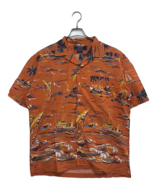 POLO SPORT（ポロスポーツ）POLO SPORT (ポロスポーツ) アロハシャツ オレンジ サイズ:Ｌの古着・服飾アイテム