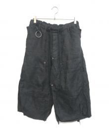 MINUS（マイナス）の古着「Easy Work Short With Garment Dyed」｜ブラック