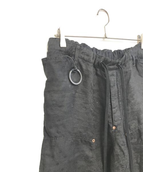 MINUS（マイナス）MINUS (マイナス) Easy Work Short With Garment Dyed ブラック サイズ:3の古着・服飾アイテム