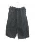MINUS（マイナス）の古着「Easy Work Short With Garment Dyed」｜ブラック