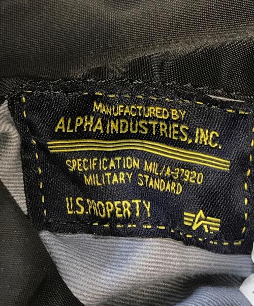 ALPHA（アルファ）ALPHA (アルファ) MA-1ジャケット ブラック サイズ:Sの古着・服飾アイテム