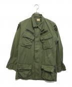VINTAGE MILITARYヴィンテージ ミリタリー）の古着「jungle fatigue jacket」｜オリーブ