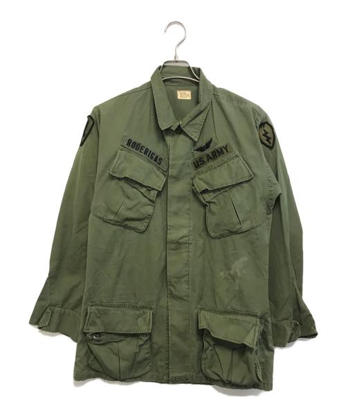 VINTAGE MILITARY（ヴィンテージ ミリタリー）VINTAGE MILITARY (ヴィンテージ ミリタリー) jungle fatigue jacket オリーブ サイズ:SMALL-LONGの古着・服飾アイテム