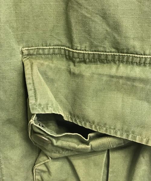 VINTAGE MILITARY（ヴィンテージ ミリタリー）VINTAGE MILITARY (ヴィンテージ ミリタリー) jungle fatigue jacket オリーブ サイズ:SMALL-LONGの古着・服飾アイテム