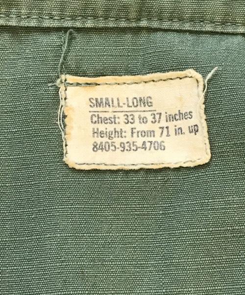 VINTAGE MILITARY（ヴィンテージ ミリタリー）VINTAGE MILITARY (ヴィンテージ ミリタリー) jungle fatigue jacket オリーブ サイズ:SMALL-LONGの古着・服飾アイテム