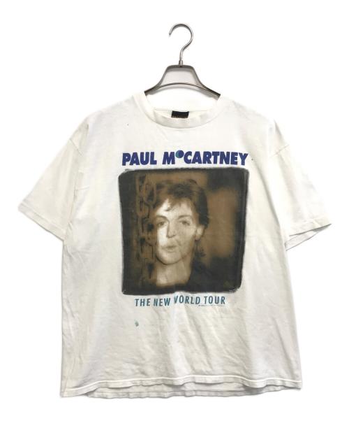 BROCKUM（ブロッカム）BROCKUM (ブロッカム)  90s Paul McCartney(ポールマッカートニー)アーティストTシャツ ホワイト サイズ:XLの古着・服飾アイテム