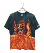 LIQUID BLUEリキッドブルー）の古着「90sプリントTシャツ」｜ネイビー