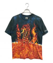 LIQUID BLUE（リキッドブルー）の古着「90sプリントTシャツ」｜ネイビー