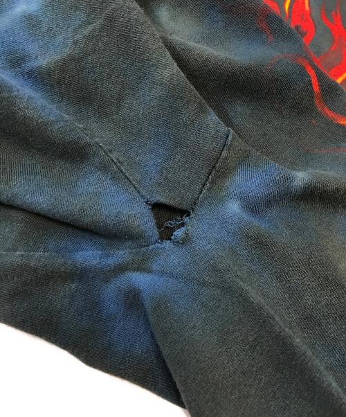 LIQUID BLUE（リキッドブルー）LIQUID BLUE (リキッドブルー) 90sプリントTシャツ ネイビー サイズ:Ⅿの古着・服飾アイテム