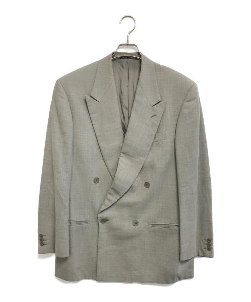GIORGIO ARMANI（ジョルジョアルマーニ）GIORGIO ARMANI (ジョルジョアルマーニ) ダブルテーラードジャケット グレー サイズ:表記なしの古着・服飾アイテム