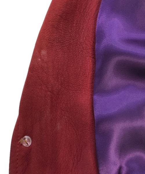 PAUL SMITH（ポールスミス）PAUL SMITH (ポールスミス) レザーサファリジャケット レッド サイズ:Lの古着・服飾アイテム