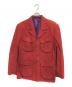 PAUL SMITH（ポールスミス）の古着「レザーサファリジャケット」｜レッド