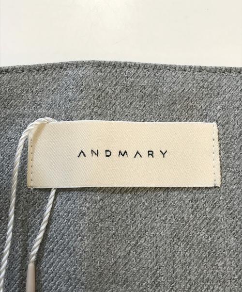 ANDMARY（アンドマリー）ANDMARY (アンドマリー) Karen knit set mini dress グレー×ブラック サイズ:Ⅿの古着・服飾アイテム