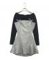 ANDMARY（アンドマリー）の古着「Karen knit set mini dress」｜グレー×ブラック