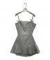 ANDMARY (アンドマリー) Karen knit set mini dress グレー×ブラック サイズ:Ⅿ：13000円