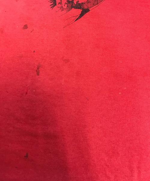 VINTAGE（ヴィンテージ）VINTAGE (ヴィンテージ) マーティン・ルーサー・キング プリントTシャツ レッド サイズ:XLの古着・服飾アイテム