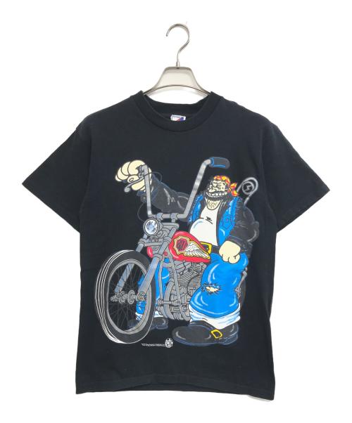 LIGHTNING BOLT（ライトニング ボルト）LIGHTNING BOLT (ライトニング ボルト) プリントTシャツ ブラック サイズ:Mの古着・服飾アイテム