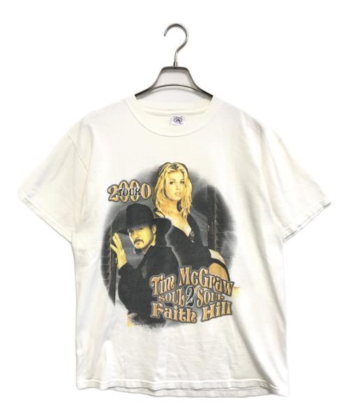 アーティストTシャツ（アーティストTシャツ）アーティストTシャツ (アーティストTシャツ) tim mcgraw(ティム・マグロウ) アーティストTシャツ ホワイト サイズ:Lの古着・服飾アイテム
