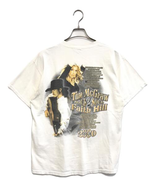 アーティストTシャツ（アーティストTシャツ）アーティストTシャツ (アーティストTシャツ) tim mcgraw(ティム・マグロウ) アーティストTシャツ ホワイト サイズ:Lの古着・服飾アイテム