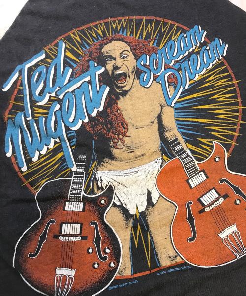 アーティストTシャツ（アーティストTシャツ）アーティストTシャツ (アーティストTシャツ) ted nugent(テッド・ニュージェント) アーティストTシャツ ブラック×ホワイト サイズ:X‐LARGEの古着・服飾アイテム