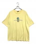 MOSSIMOモッシモ）の古着「プリントTシャツ」｜イエロー
