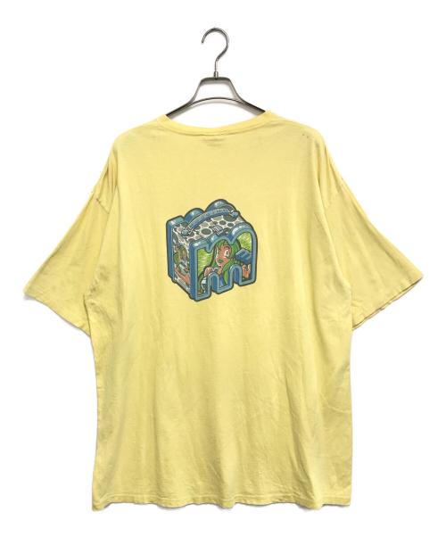 MOSSIMO（モッシモ）MOSSIMO (モッシモ) プリントTシャツ イエロー サイズ:XLの古着・服飾アイテム