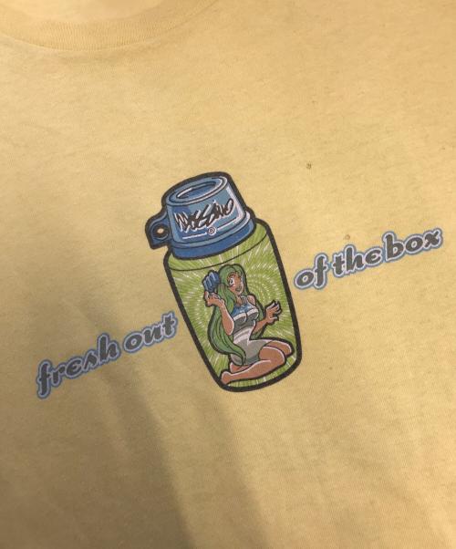 MOSSIMO（モッシモ）MOSSIMO (モッシモ) プリントTシャツ イエロー サイズ:XLの古着・服飾アイテム