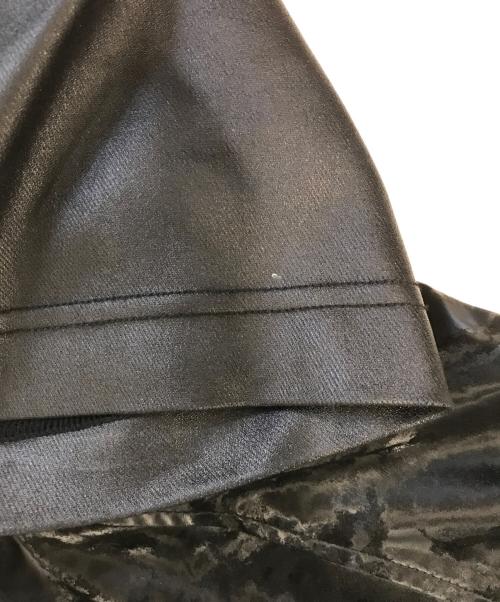 BREATH（ブレス）BREATH (ブレス) NEW RICH FAUX LEATHER HOODIE SHIRT ブラック サイズ:Mの古着・服飾アイテム