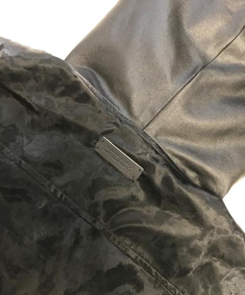 BREATH（ブレス）BREATH (ブレス) NEW RICH FAUX LEATHER HOODIE SHIRT ブラック サイズ:Mの古着・服飾アイテム