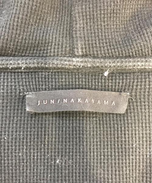 JUN/NAKAYAMA（ジュン ナカヤマ）JUN/NAKAYAMA (ジュン ナカヤマ) THERMAL LAYERED ZIP HOODIE ブラック サイズ:46の古着・服飾アイテム