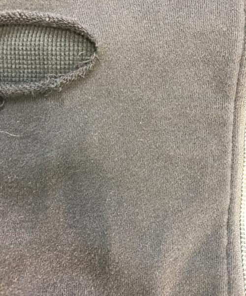 JUN/NAKAYAMA（ジュン ナカヤマ）JUN/NAKAYAMA (ジュン ナカヤマ) THERMAL LAYERED ZIP HOODIE ブラック サイズ:46の古着・服飾アイテム