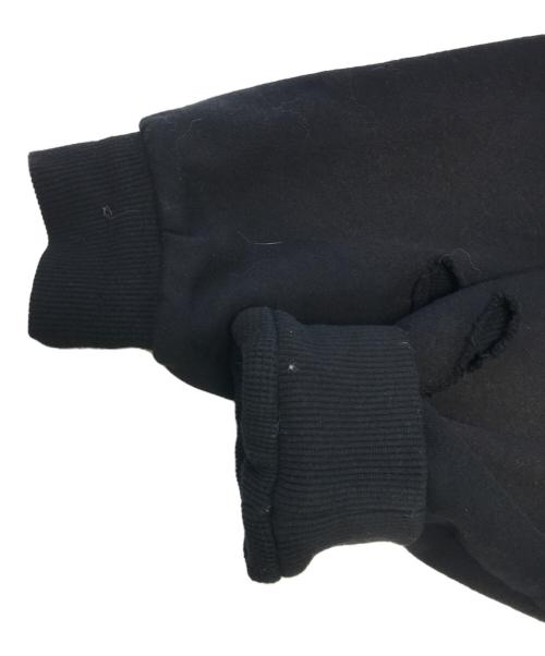 JUN/NAKAYAMA（ジュン ナカヤマ）JUN/NAKAYAMA (ジュン ナカヤマ) THERMAL LAYERED ZIP HOODIE ブラック サイズ:46の古着・服飾アイテム
