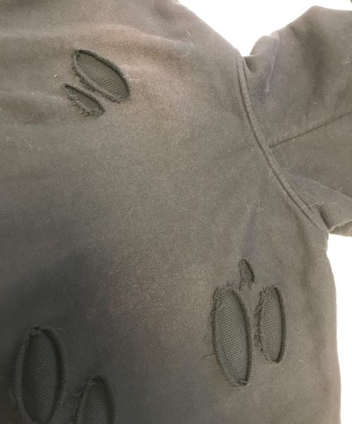 JUN/NAKAYAMA（ジュン ナカヤマ）JUN/NAKAYAMA (ジュン ナカヤマ) THERMAL LAYERED ZIP HOODIE ブラック サイズ:46の古着・服飾アイテム