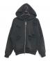 JUN/NAKAYAMA（ジュン ナカヤマ）の古着「THERMAL LAYERED ZIP HOODIE」｜ブラック