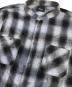 中古・古着 BREATH (ブレス) COLLAR LESS SHIRT ブラック×グレー サイズ:XL：18000円