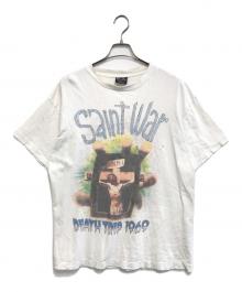 SAINT MICHAEL（セントマイケル）の古着「SAINT WAR SS TEE」｜ホワイト
