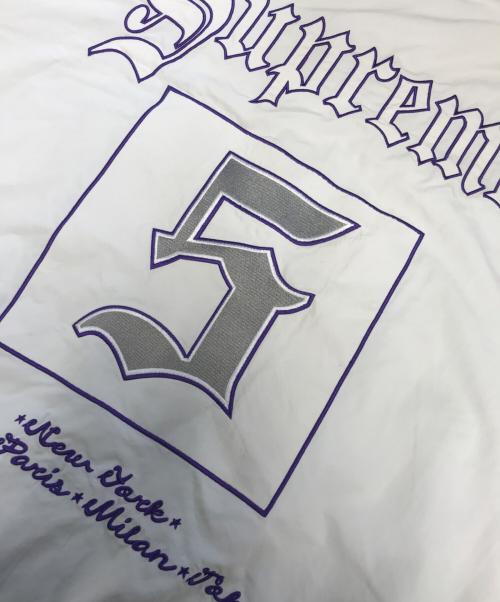 SUPREME（シュプリーム）SUPREME (シュプリーム) Old English Track Jacket ホワイト サイズ:Lの古着・服飾アイテム