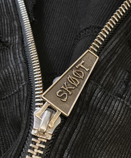 SKOOT（スクート）SKOOT (スクート) ファーフーディ-ジャケット ブラック サイズ:表記なしの古着・服飾アイテム